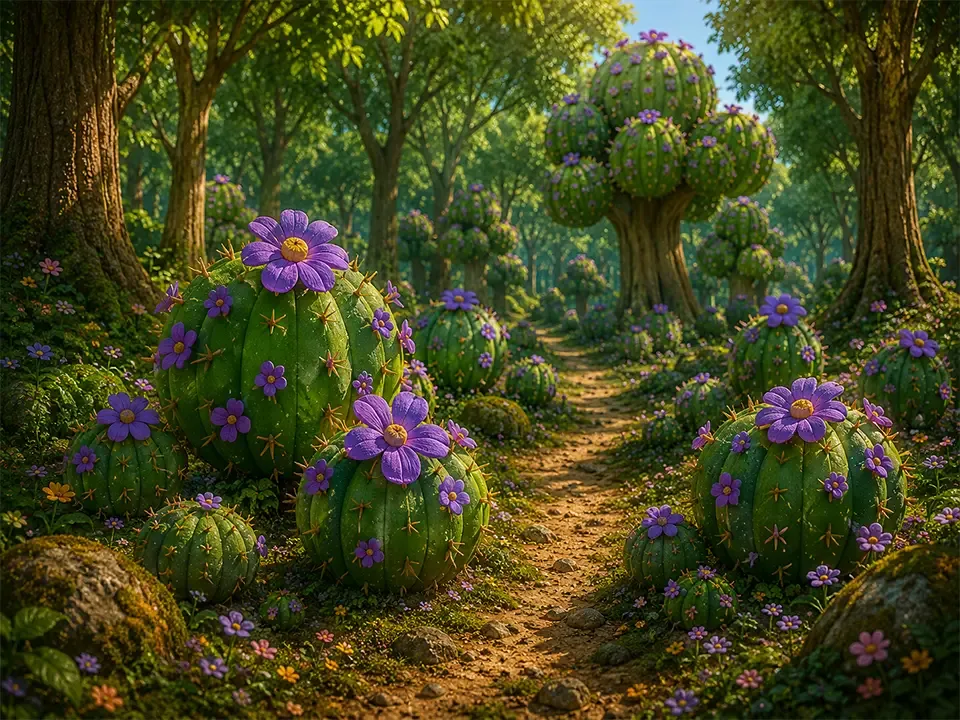 Cactusetta nella mappa di Boscofuso
