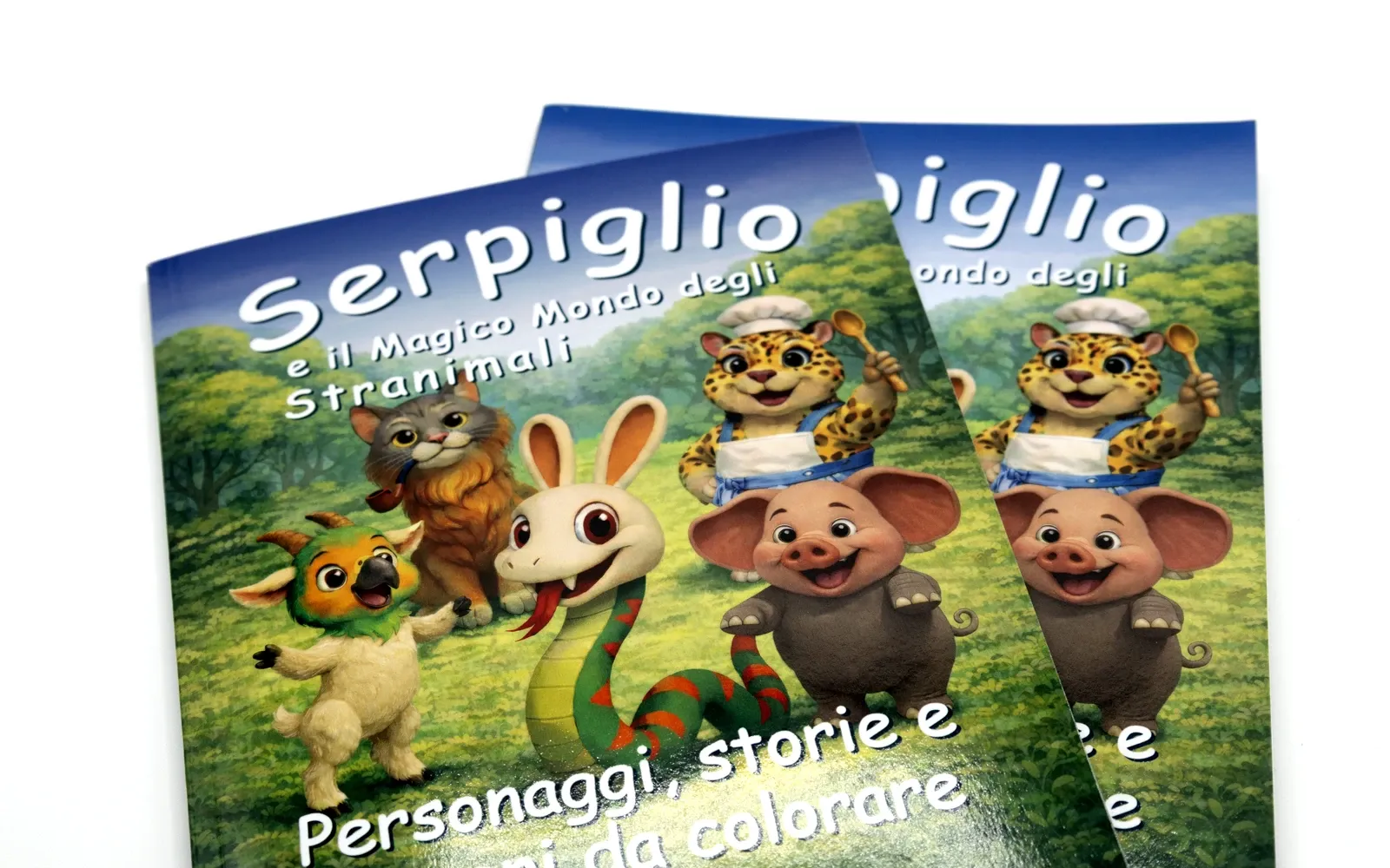Personaggi, storie e disegni da colorare – Immagine del libro 1