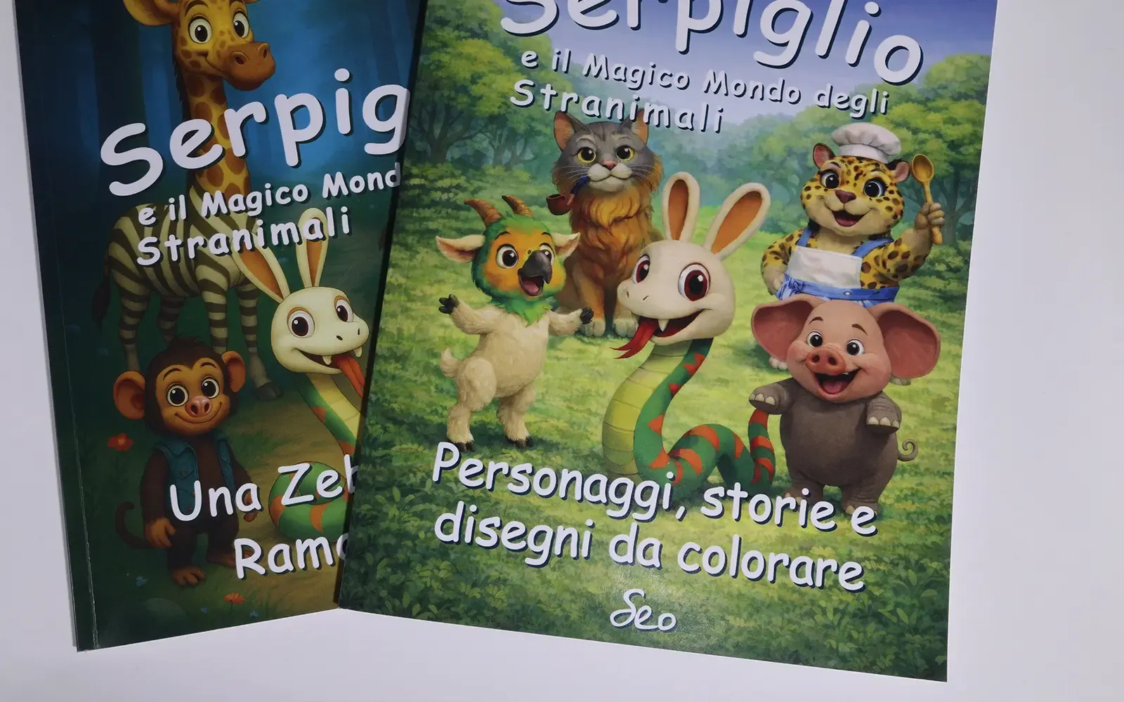Personaggi, storie e disegni da colorare – Immagine del libro 2