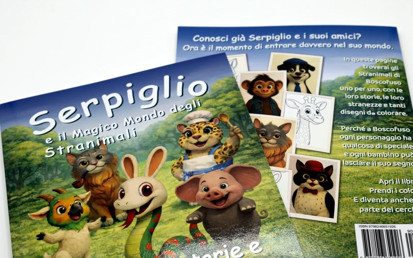 Personaggi, storie e disegni da colorare – Immagine del libro 2