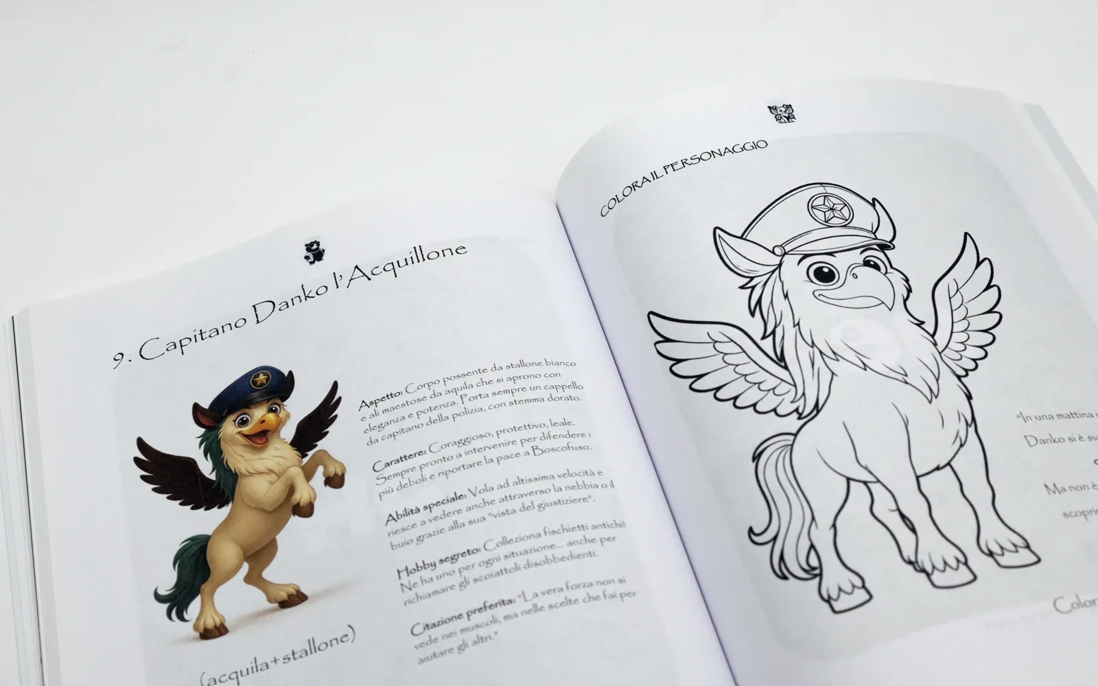 Personaggi, storie e disegni da colorare – Immagine del libro 3
