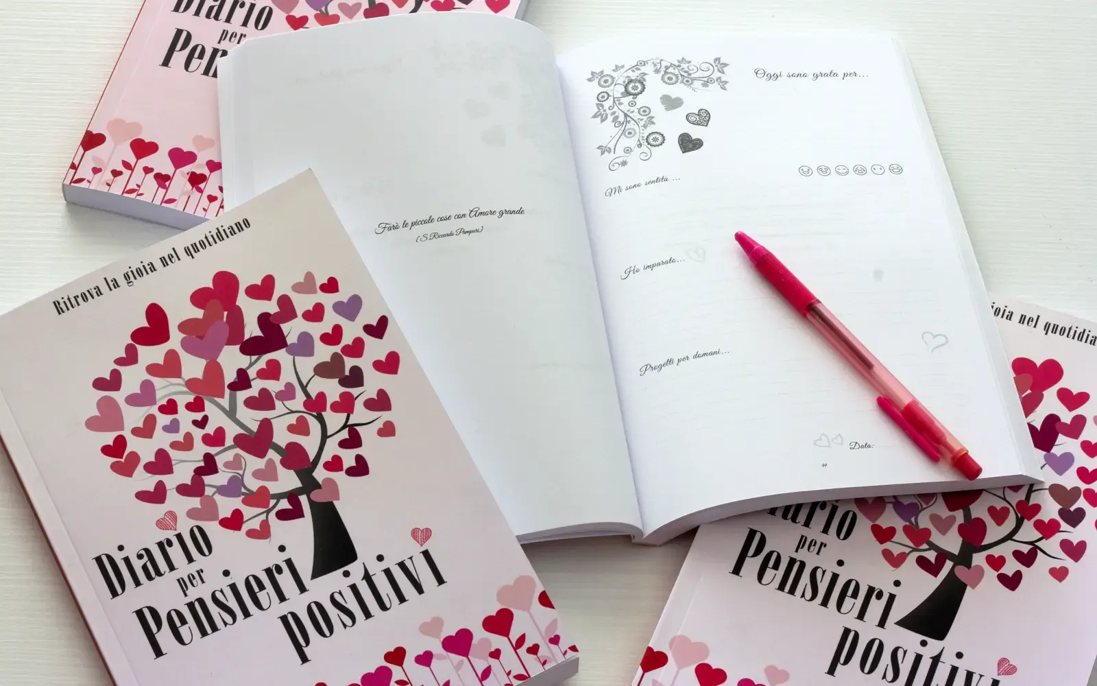 Anteprima del libro 3: Diario per pensieri positivi